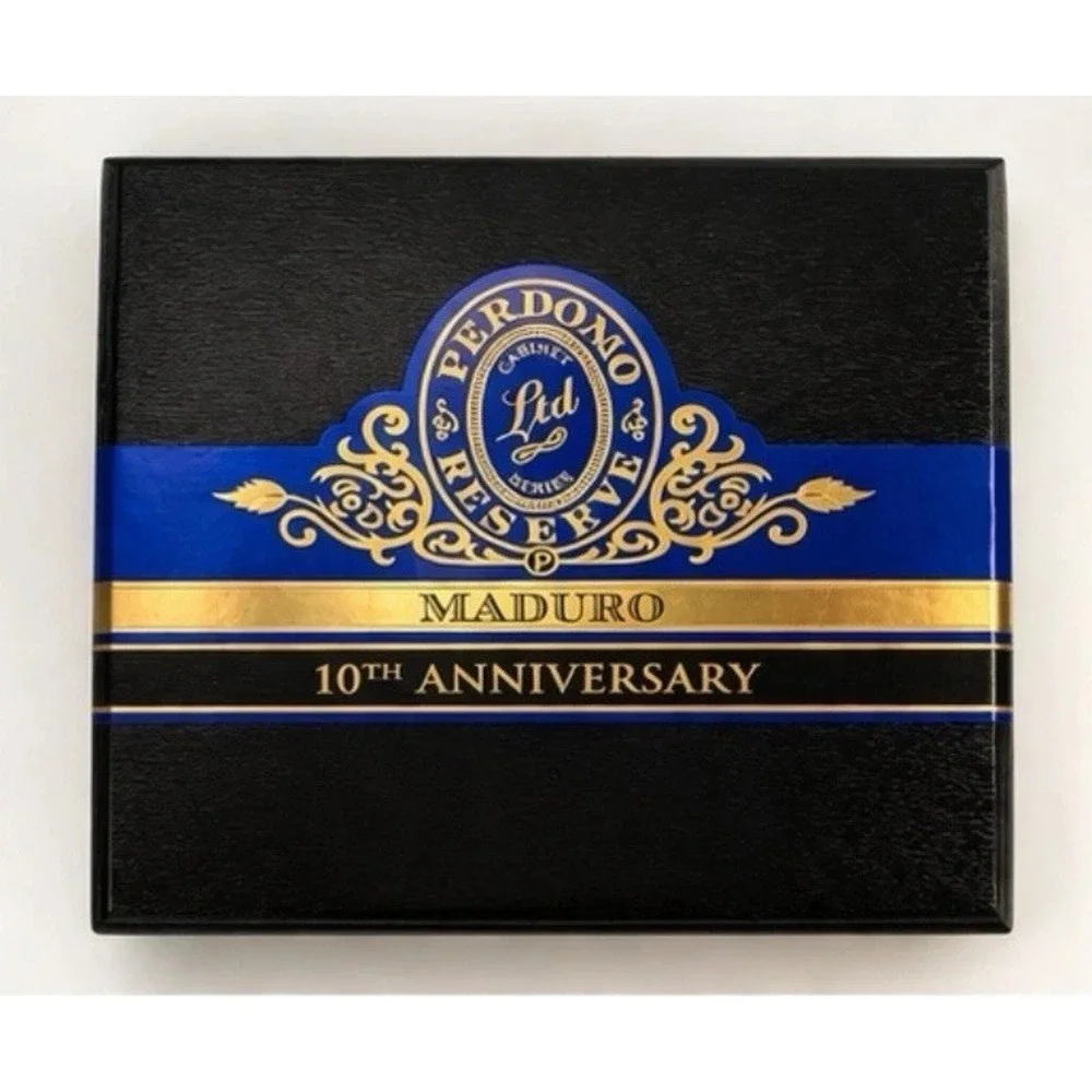 Perdomo‎ Reserve Maduro Empty Cigar Box 10th Anniversary Epicure 6x54 Wood